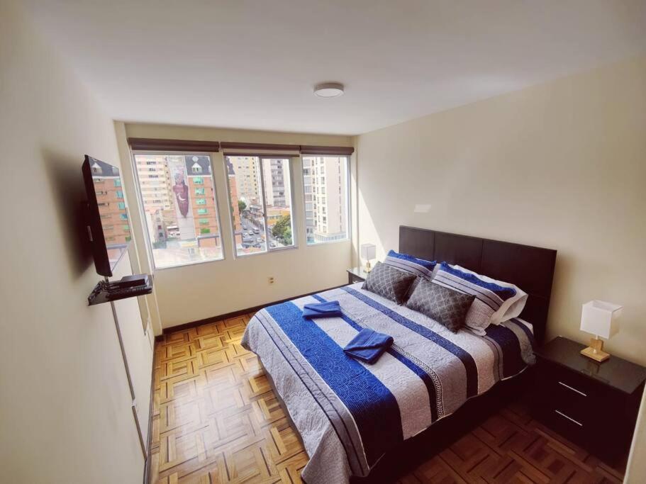 Comodo, Amplio Y Centrico Apartamento En Sopocachi La Paz Eksteriør billede